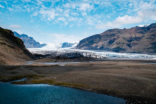 Δωρεάν στοκ φωτογραφιών με skaftafellsjökull, αποθεματικό άγριων ζώων, βουνά