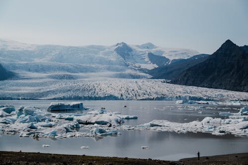 Foto stok gratis danau, Es, fjallsarlon