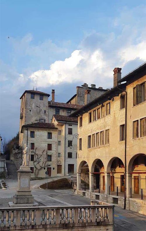 Piazza Maggiore in Feltre, Italy