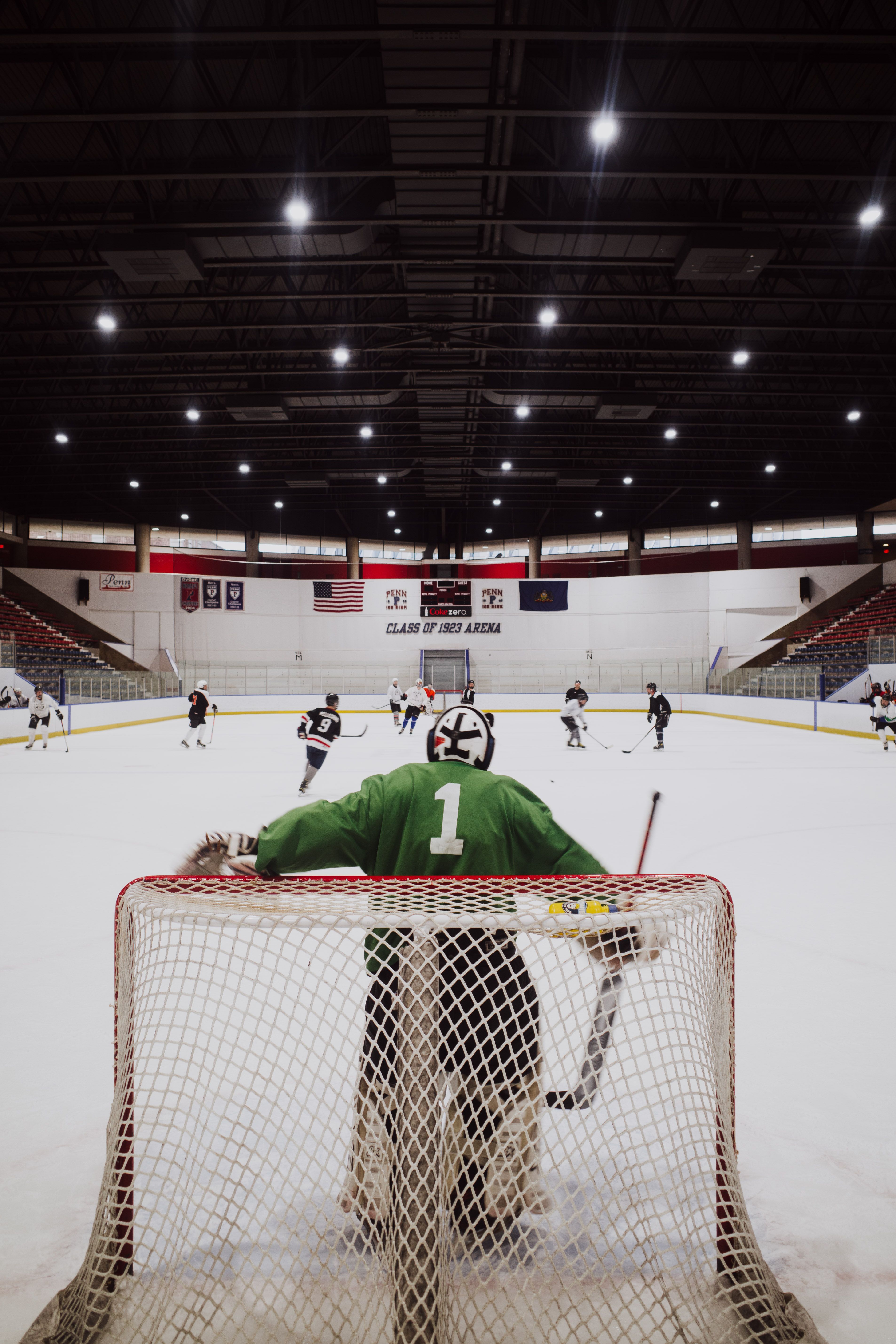 Hockey Game on Ice Rink · Free Stock Photo