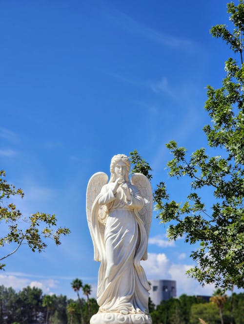 Foto profissional grátis de ancião, anjo, ao ar livre