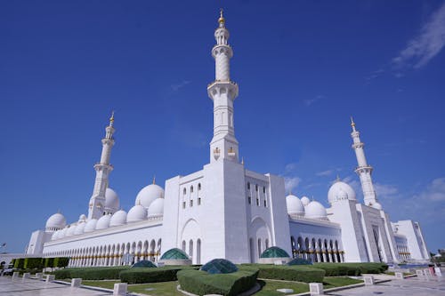 Sheikh Zayed Grand Mosque in Abu Dhabi in UAE