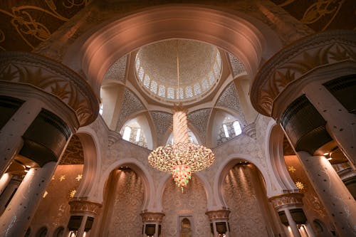 Interior of the Sheikh Zayed Grand Mosque