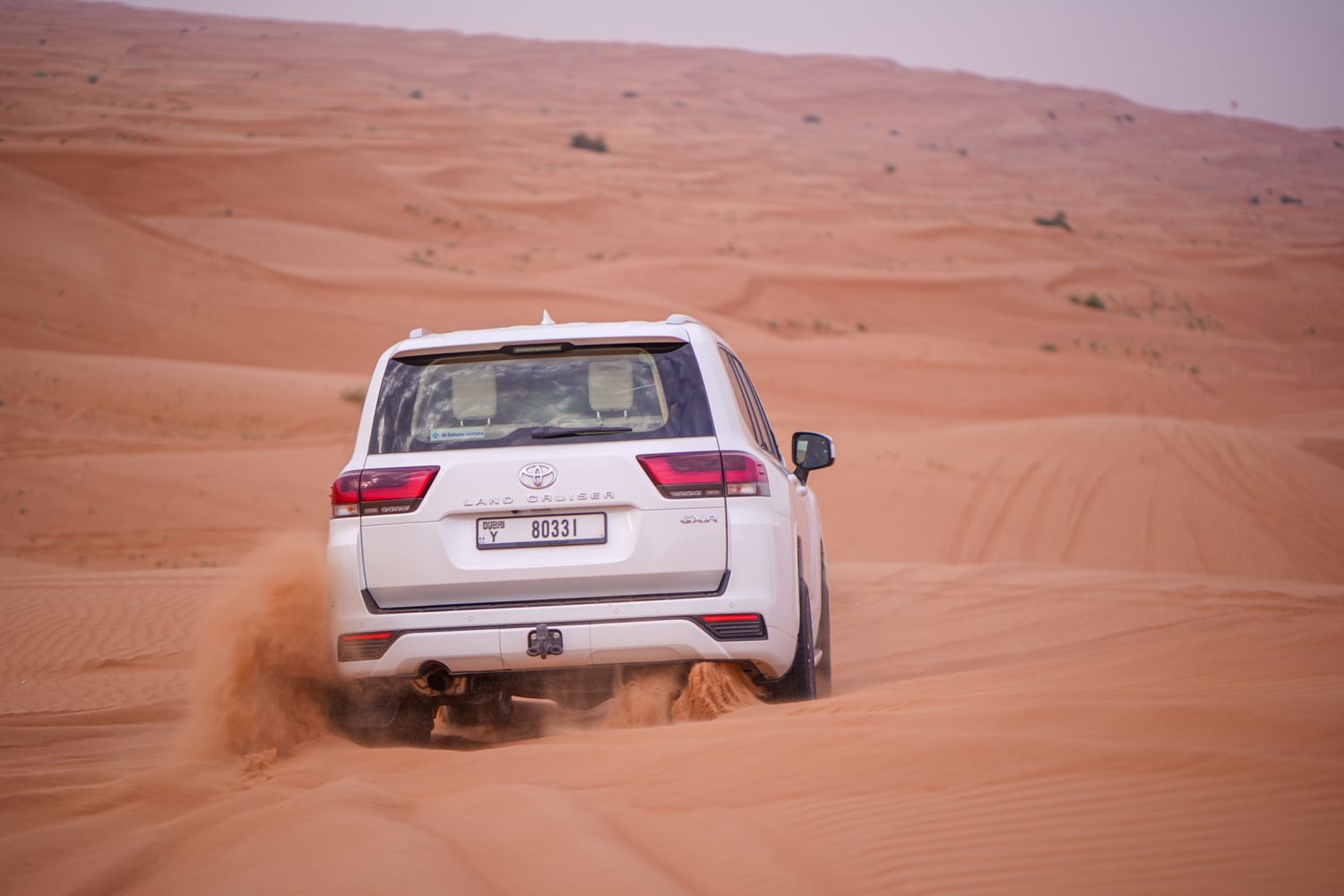 2023 Toyota Land Cruiser GXR exterior front three-quarter view