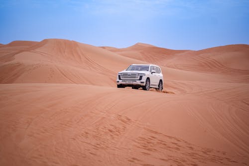 Toyota Land Cruiser on Desert