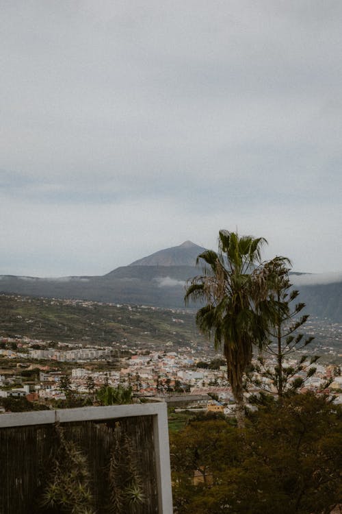 Town Near Volcano in Tenerife, Spain