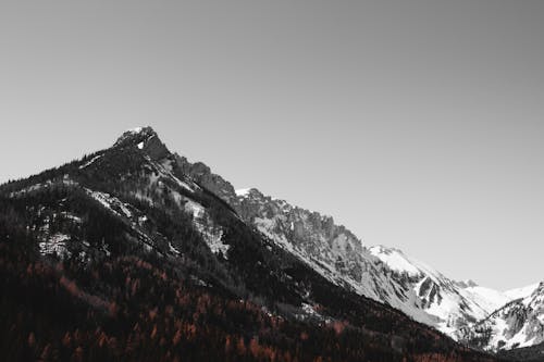 Mountain Covered With Snow