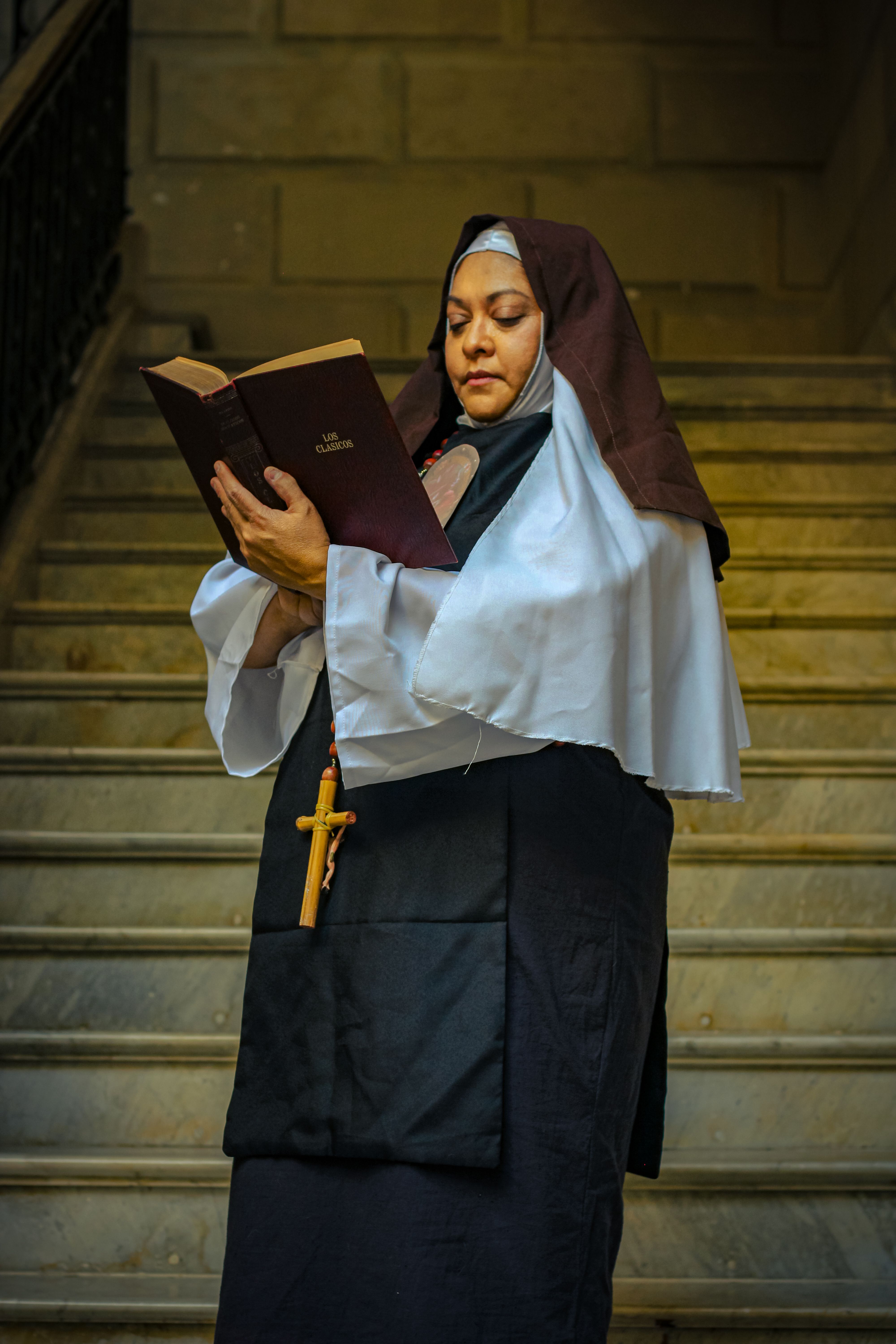 corset over dress Womens Nun Costume Perth