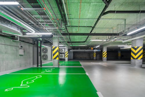 garage place for electric car