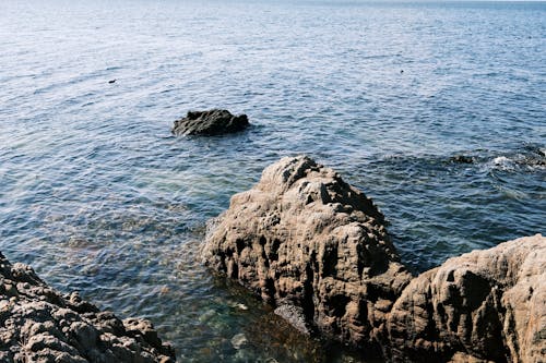 Бесплатное стоковое фото с берег, голубая вода, грубый