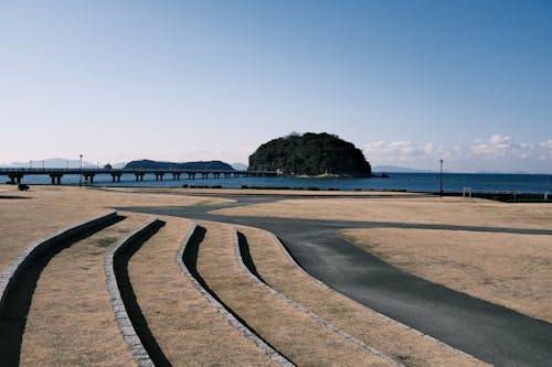 คลังภาพถ่ายฟรี ของ ทะเล, บันได, ประเทศญี่ปุ่น