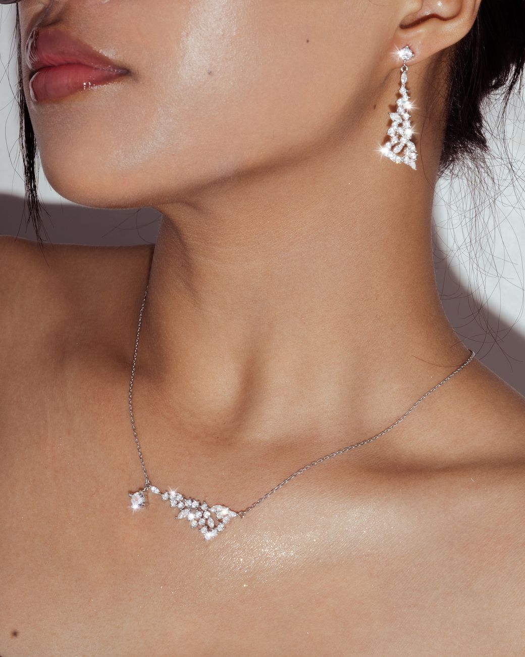 Luna Drop Earrings detail