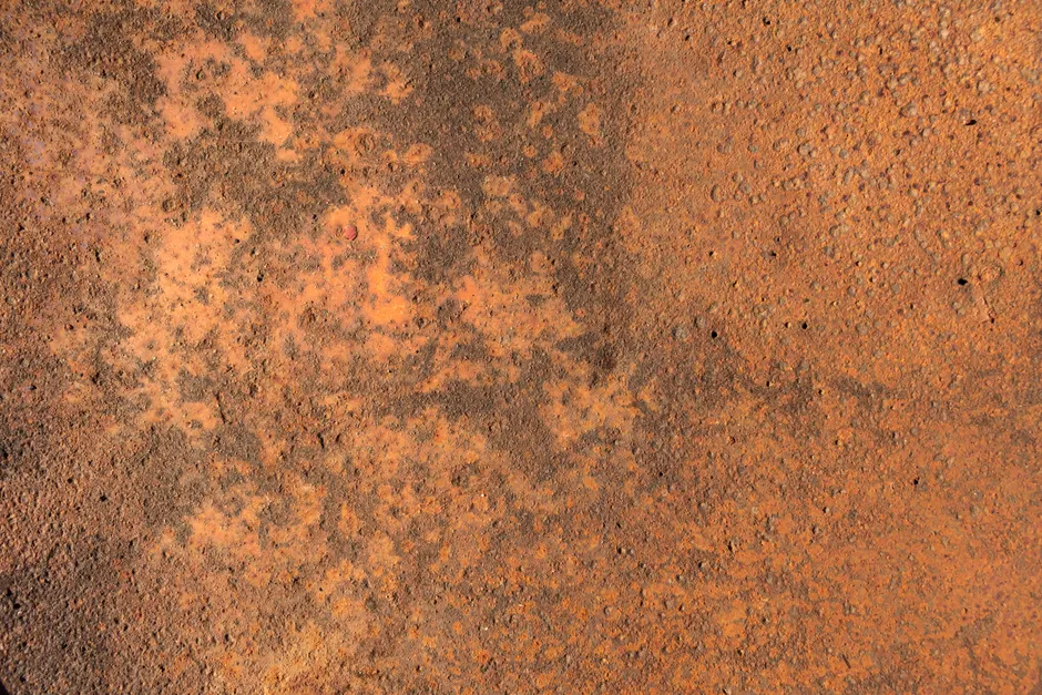 Rust on metal, an everyday example of an oxidation reaction