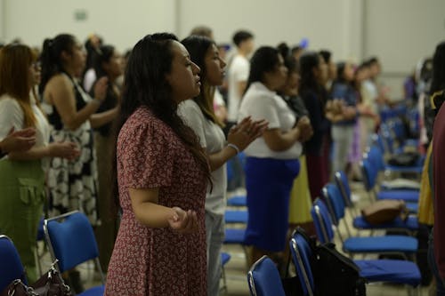 Foto d'estoc gratuïta de adoració, cadires, celebració religiosa