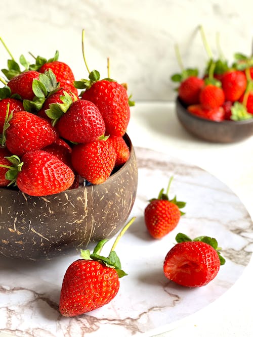 Bowls of Strawberries