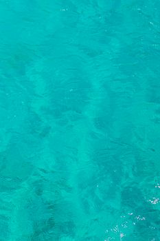 clear light blue water surface