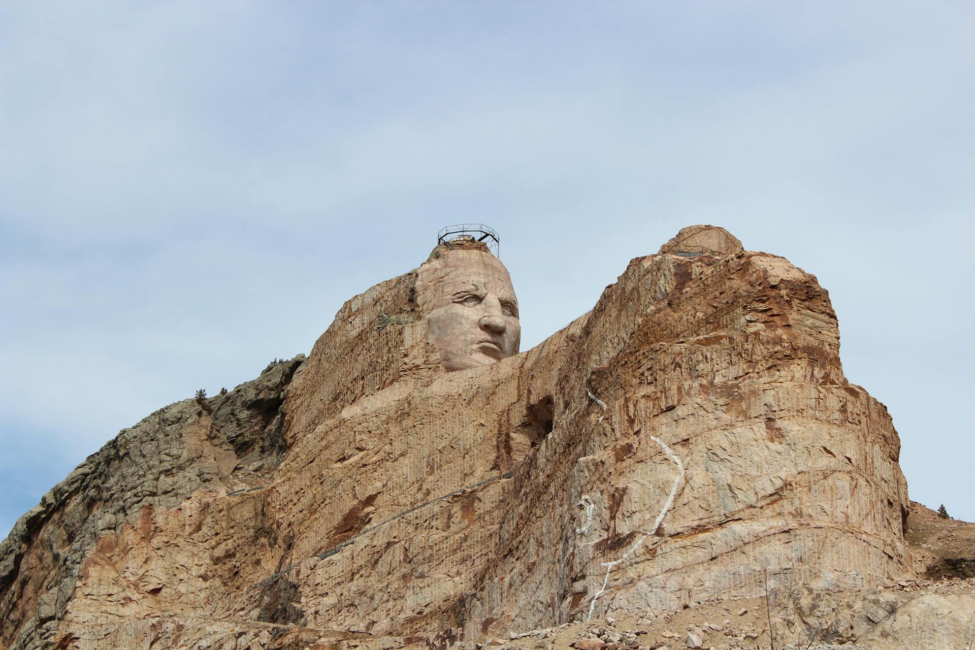 Crazy Horse Memorial in South Dakota in USA