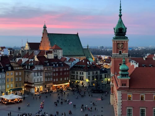 Základová fotografie zdarma na téma architektura, hradní náměstí, hradní náměstí warsaw