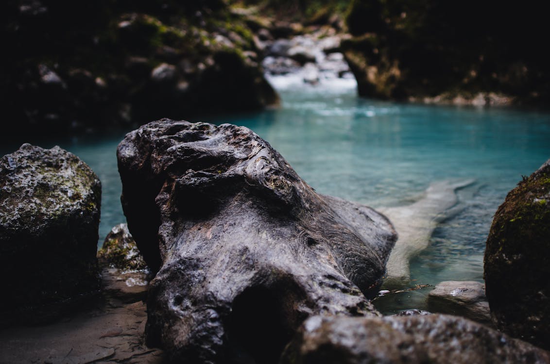 Rocks on Lake · Free Stock Photo