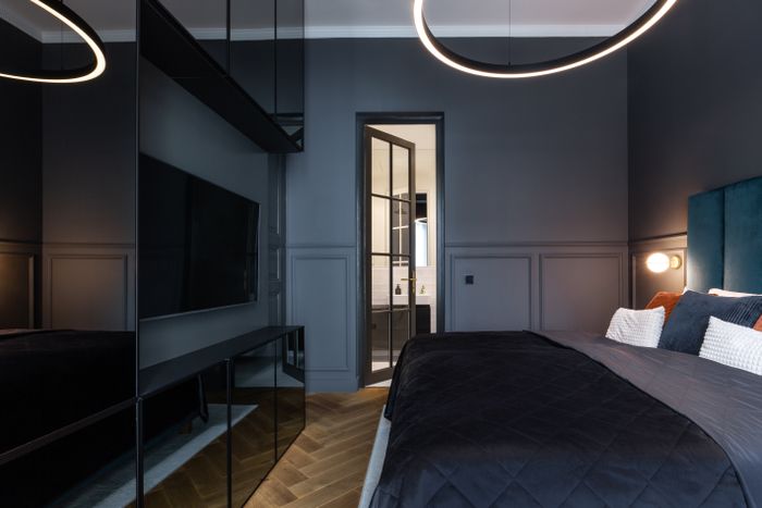Chambre élégante avec décoration chic