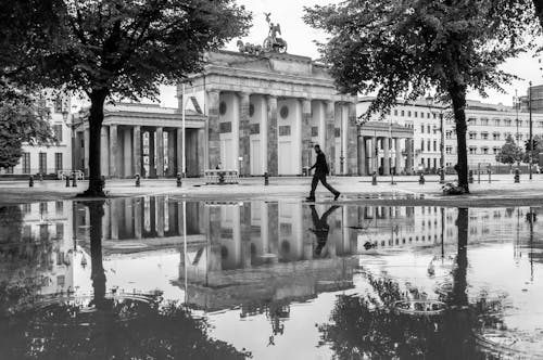 Darmowe zdjęcie z galerii z berlin, brama brandenburska, bruk