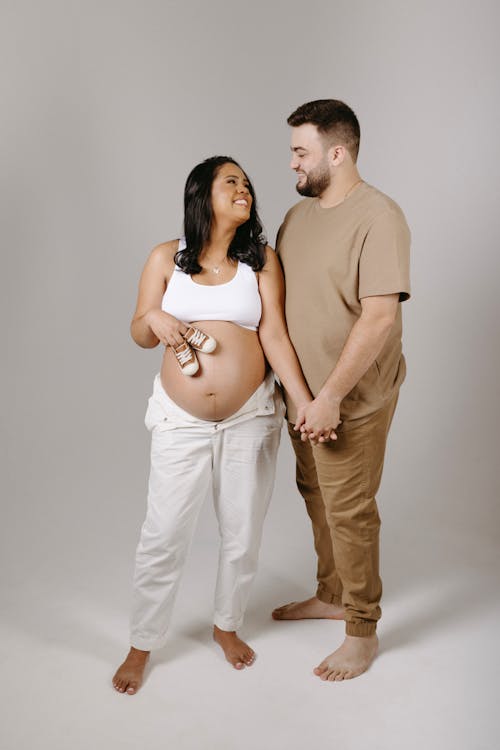 Základová fotografie zdarma na téma břicho, dvojice, láska