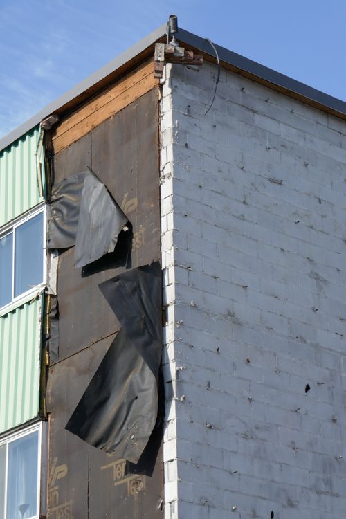 Corner Wall of Damaged Building · Free Stock Photo