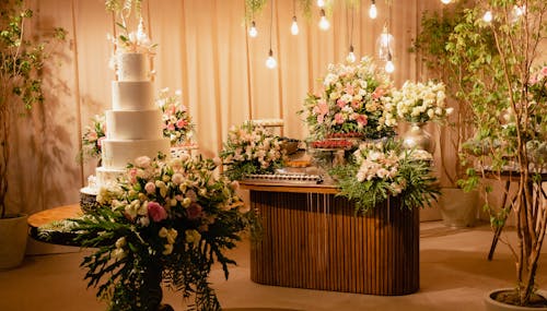 결혼 사진, 꽃, 방의 무료 스톡 사진