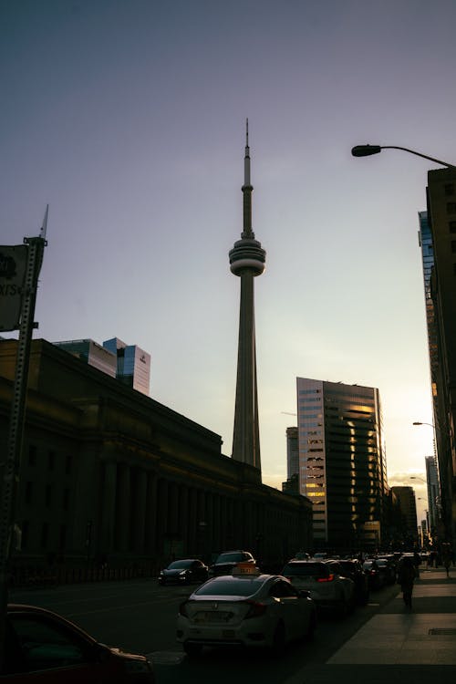 City Skyline with the CN Tower at Dawn