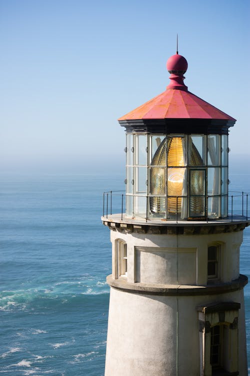 Photos gratuites de bord de mer, états-unis, farol cabeça heceta