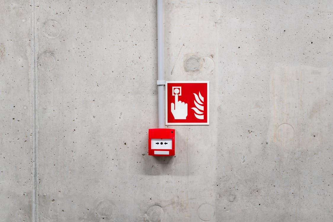 Immagine gratuita di allarme antincendio, bottone, emergenza