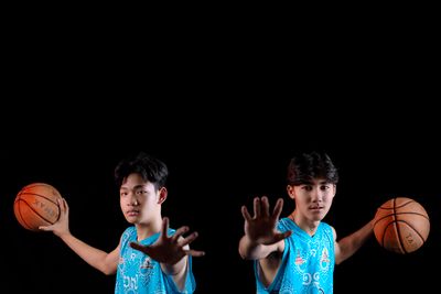 Studio portrait of two players — photo by HANUMAN PHOTO STUDIO on Pexels