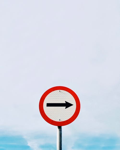 Traffic Sign by the Sea 