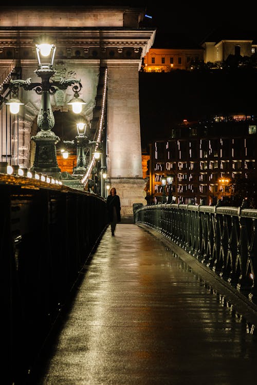 Δωρεάν στοκ φωτογραφιών με szechenyi αλυσίδα γέφυρα, αστικός, Βουδαπέστη