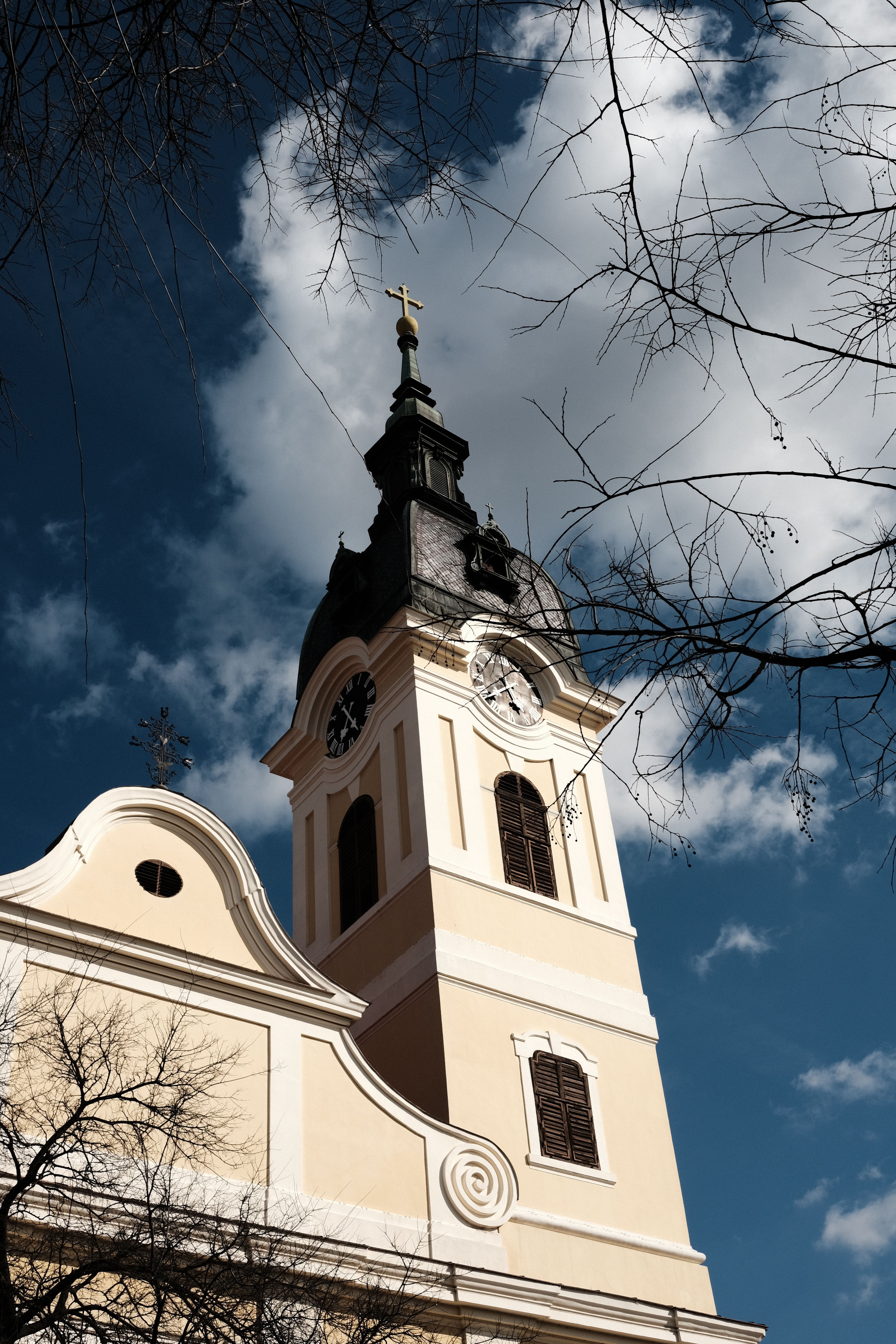 Low Angle Shot of a Church in Sombor, Serbia · Free Stock Photo