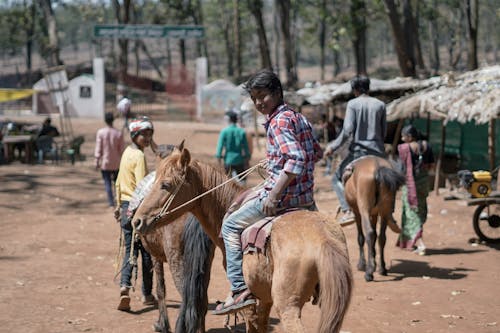 Balade à Cheval En Inde