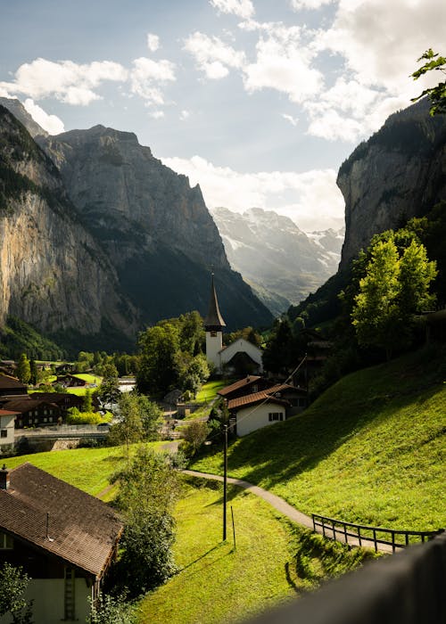 スイス, のどか, 垂直ショットの無料の写真素材
