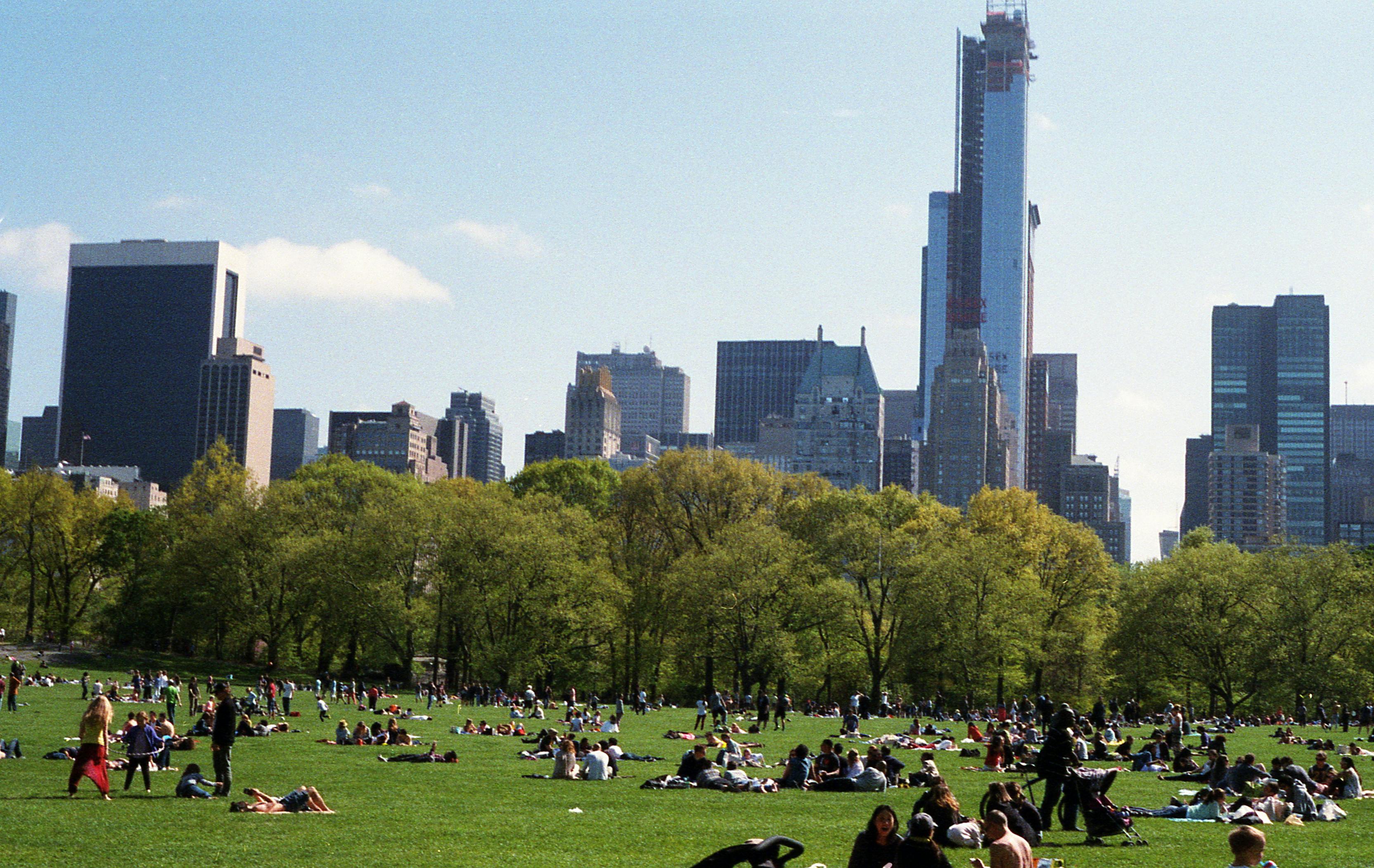 Free People at Park Stock Photo