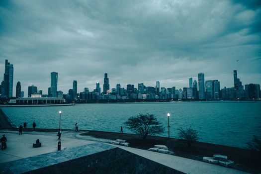 Deep-dish pizza + Italian beef lunch — Chicago