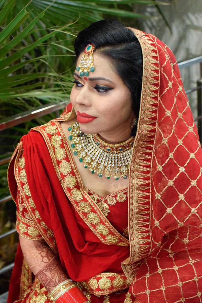 Engagement makeup portrait