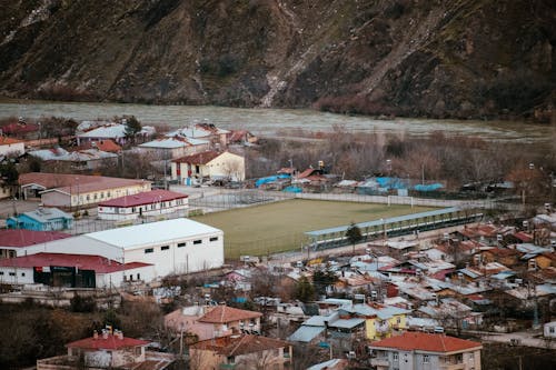 Immagine gratuita di calcio, campo, città