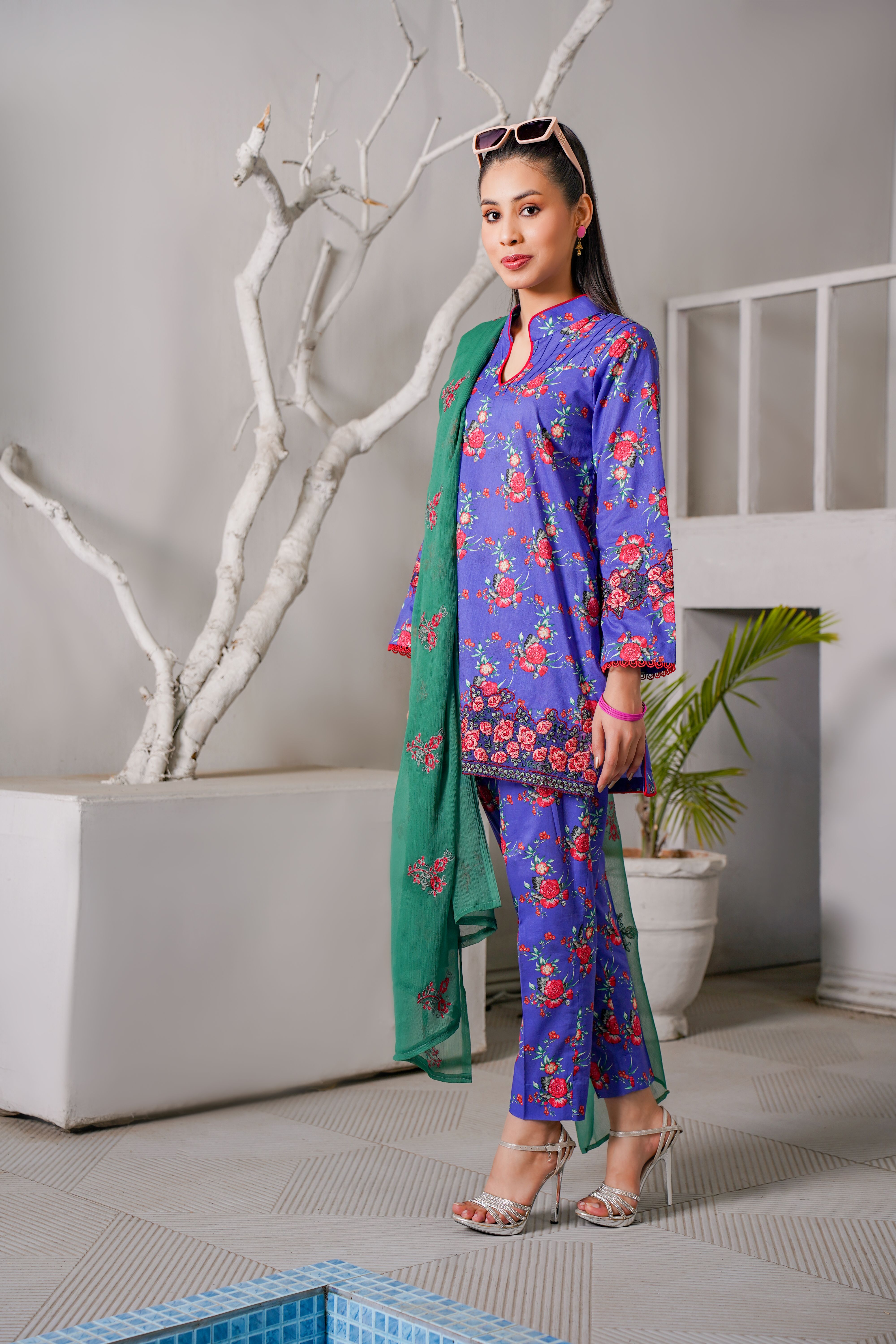 Young Colorful Traditional Dress Modern Twist