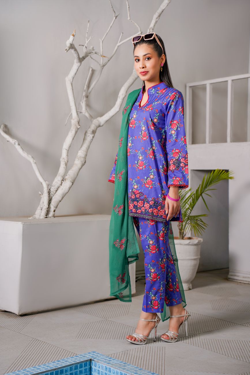 Young Colorful Traditional Dress Modern Twist