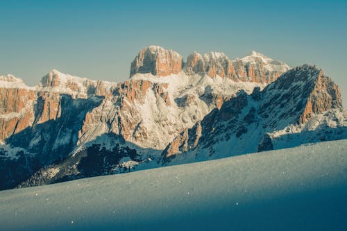 buz, dağlar, dolomit dağları içeren Ücretsiz stok fotoğraf