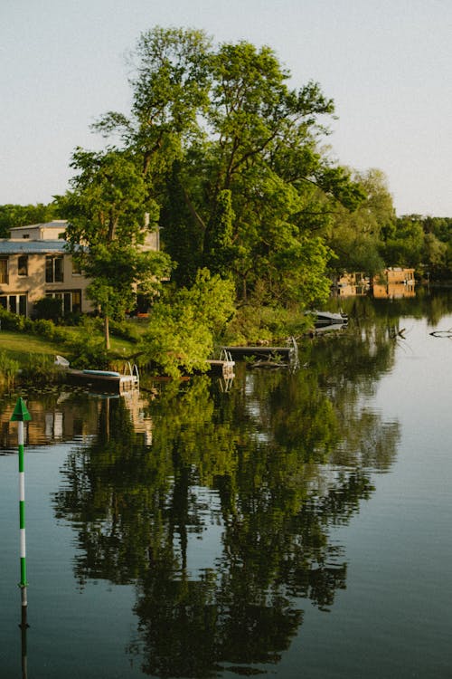 Jetties by Lake