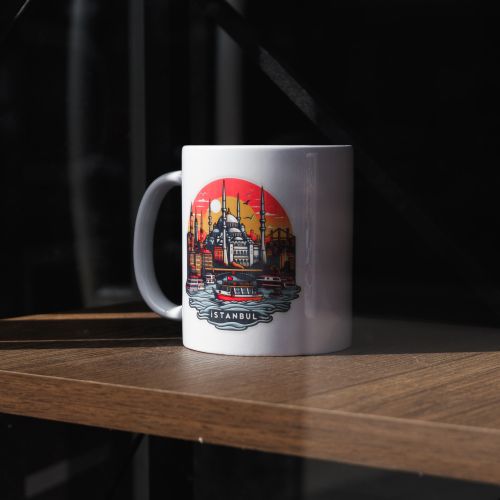 Custom printed coffee mug