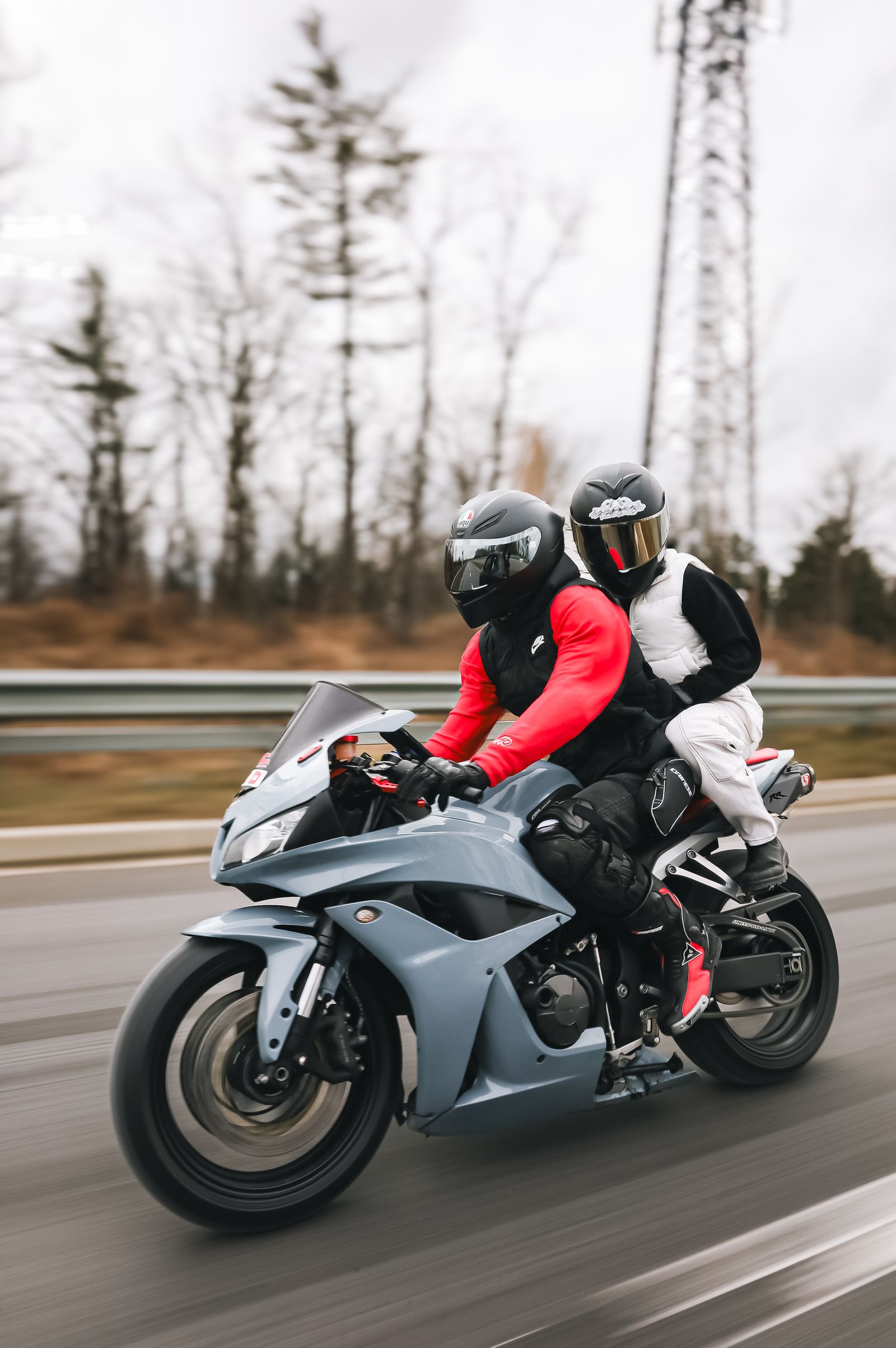 Two People Riding a Motorcycle · Free Stock Photo