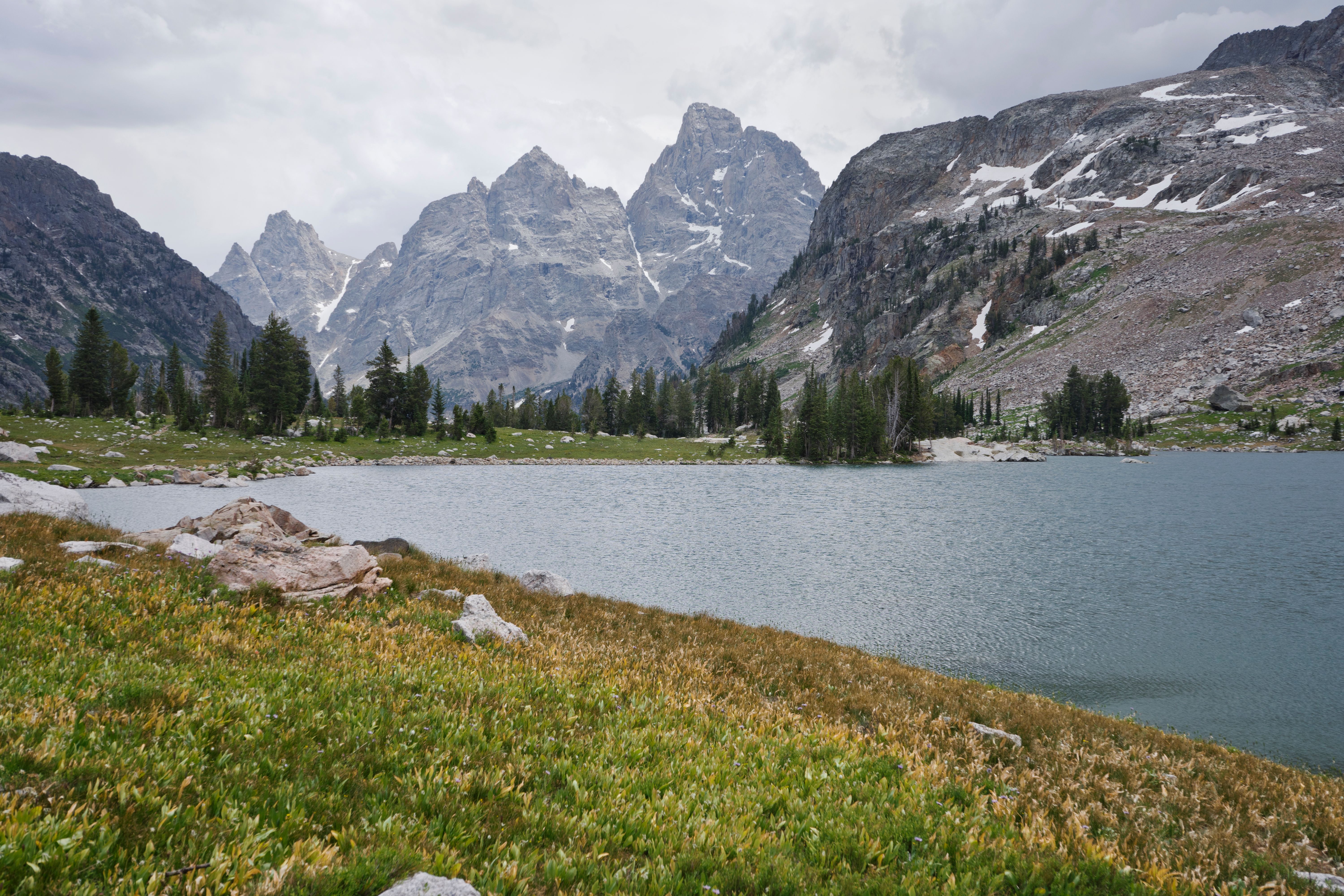 Lake Solitude at the head of Cascade Canyon