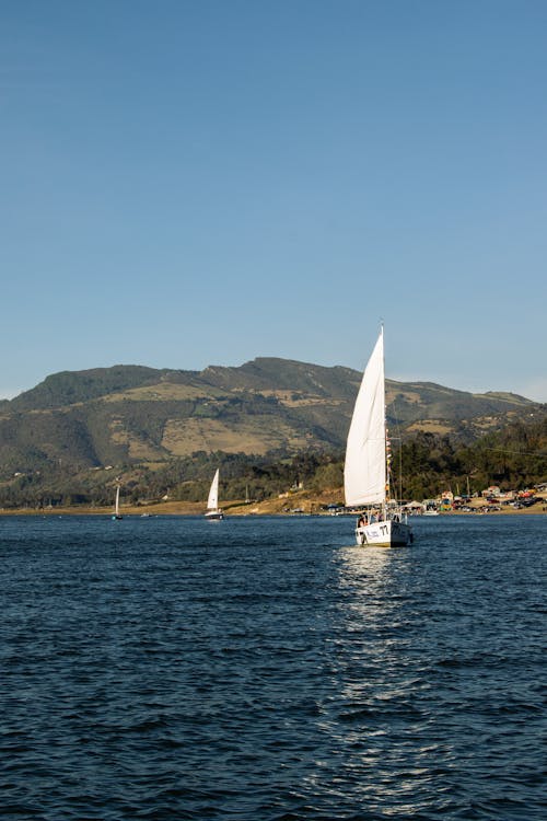 Foto profissional grátis de aventura, barcos a vela, céu limpo