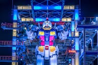 Gundam Factory Yokohama at Night